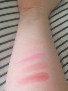 BH Cosmetics Blush Palette Swatches