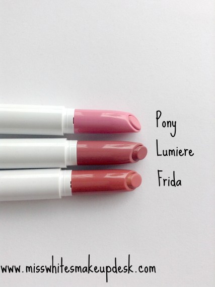 Colourpop review haul swatches lippie stix frida pony lumiere