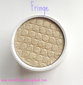 Colourpop review fringe swatch