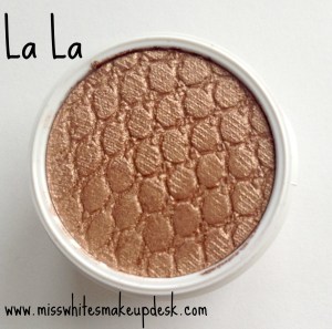 Colourpop review La La swatch