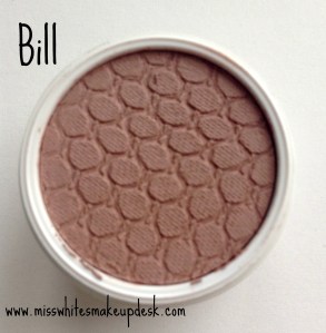 Colourpop review Bill swatch