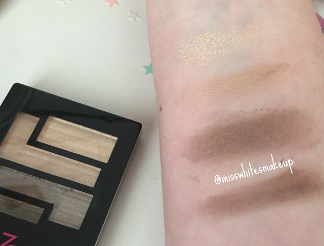 Za Cosmetics palette swatches