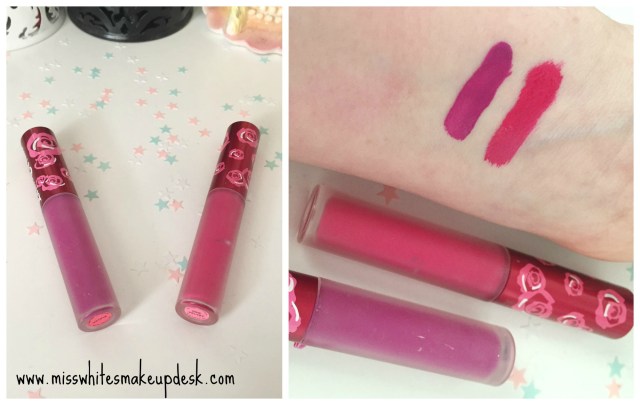 Lime Crime Velvetines pink purple