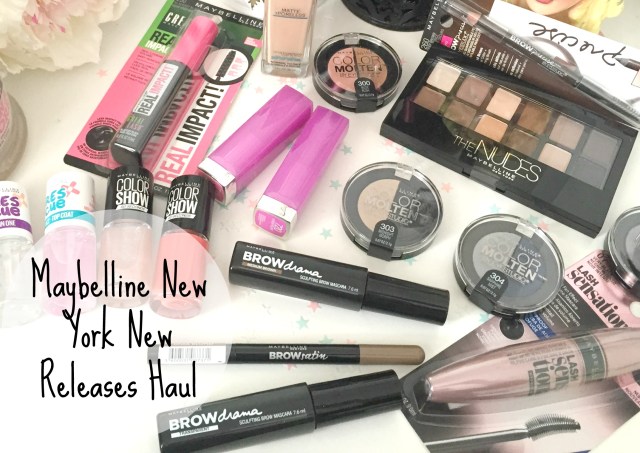 Maybelline New York The Nudes Palette Brow Drama Mascara Lipstick Fit Me Matte+Poreless