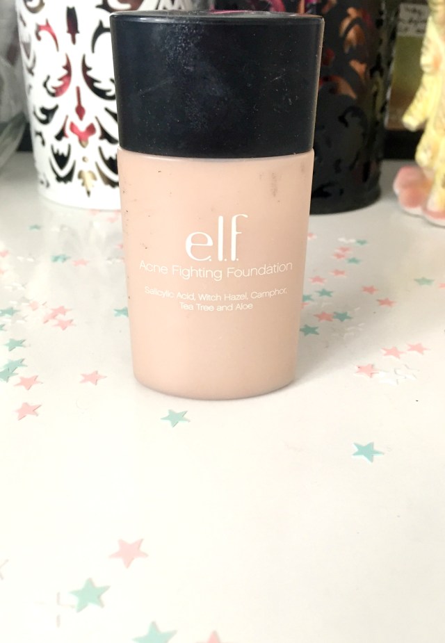 elf acne fighting foundation review before and after