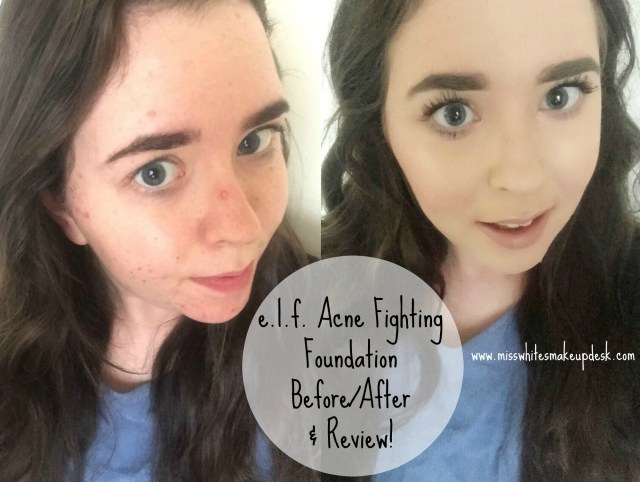 elf acne fighting foundation review before and after