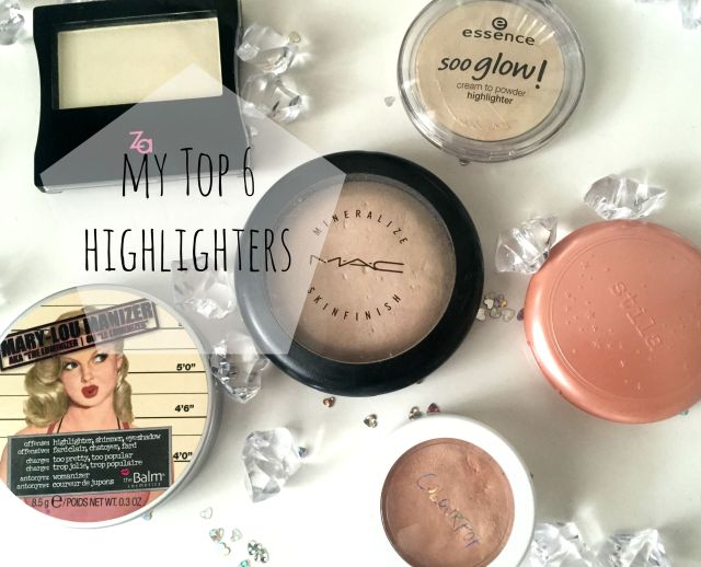 Highlighters makeup favourite swatches review