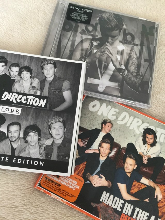 One Direction Made In The A.M. FOUR Justin Bieber Purpose