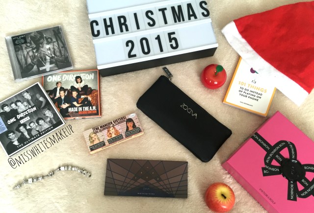 What I Got For Christmas 2015 One Direction Zoeva