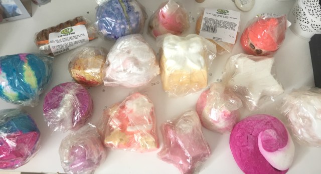 Lush Cosmetics Bath Bomb Haul