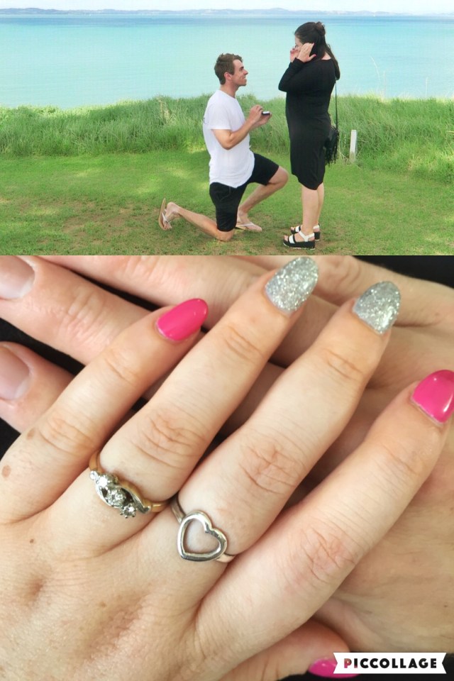 Proposal story engagement ring antique