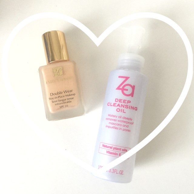 Za Cosmetics Deep Cleansing Oil Estee Lauder Double Wear