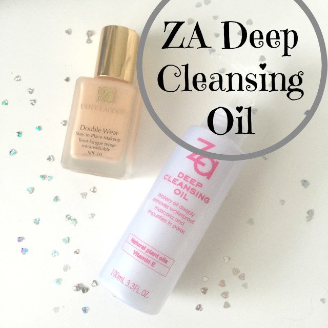 Za Cosmetics Deep Cleansing Oil Estee Lauder Double Wear