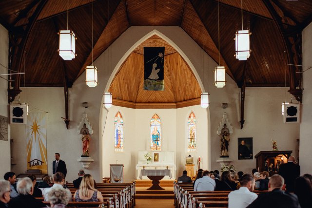 Wedding ceremony church